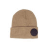tan Duluth Pack beanie with logo patch