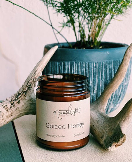 spiced honey candle