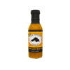 Damn good mustard from Lake Superior Spice Company on white background.